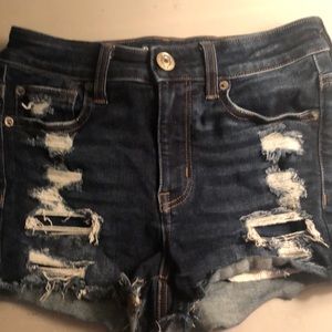 American eagle denim ripped shorts.
